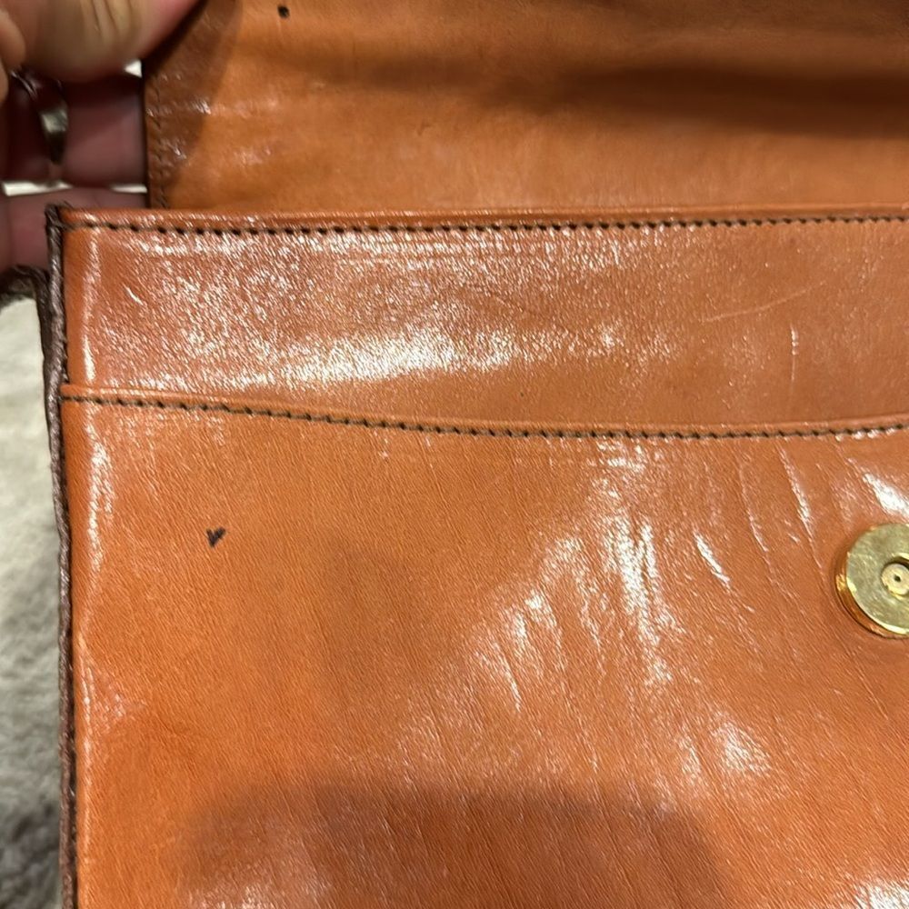 VTG Brahmin alligator skin light brown shoulder bag in amazing condition for age - Picture 12 of 16